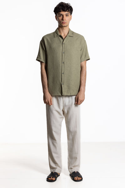 LINEN BLEND SHIRT