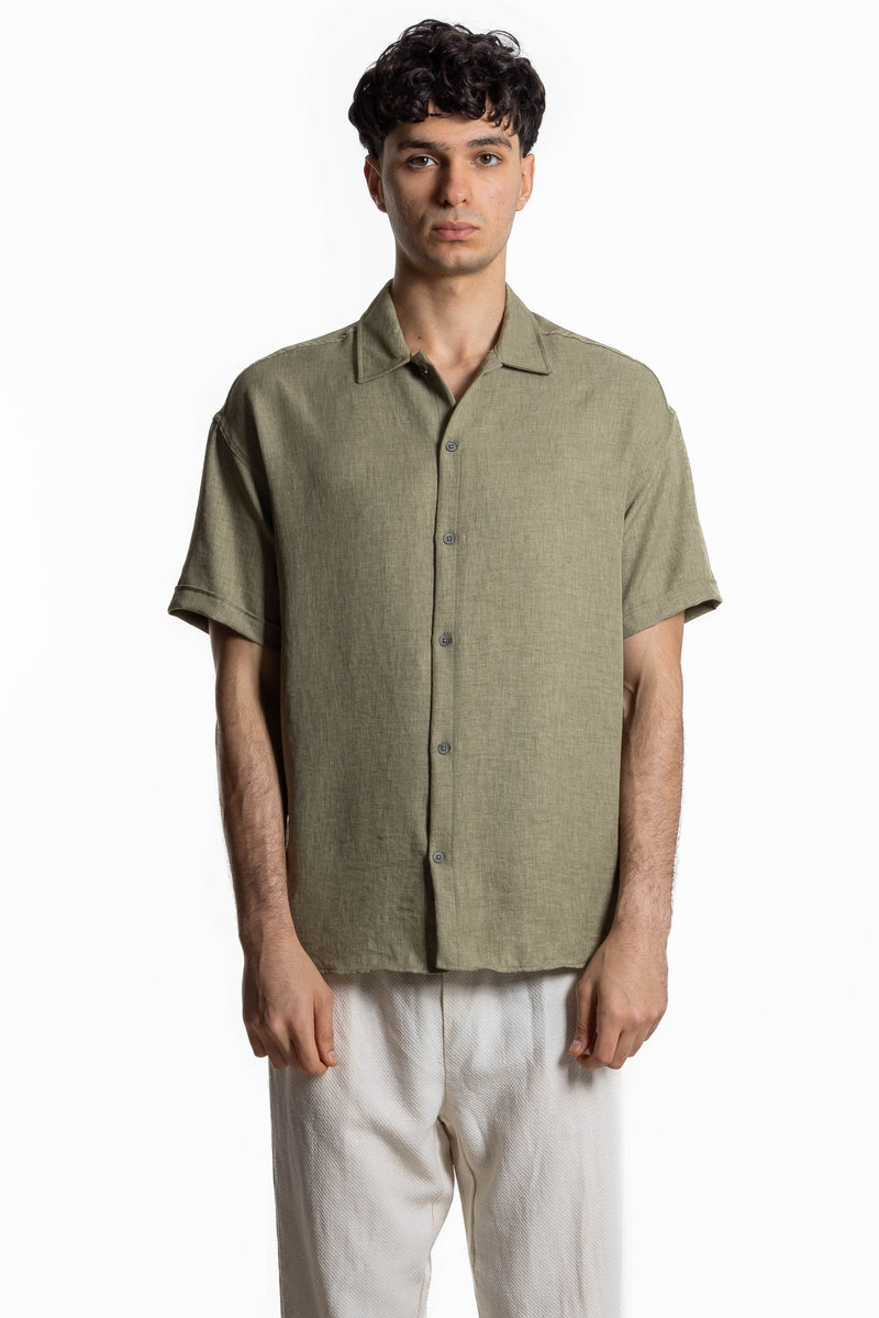 LINEN BLEND SHIRT