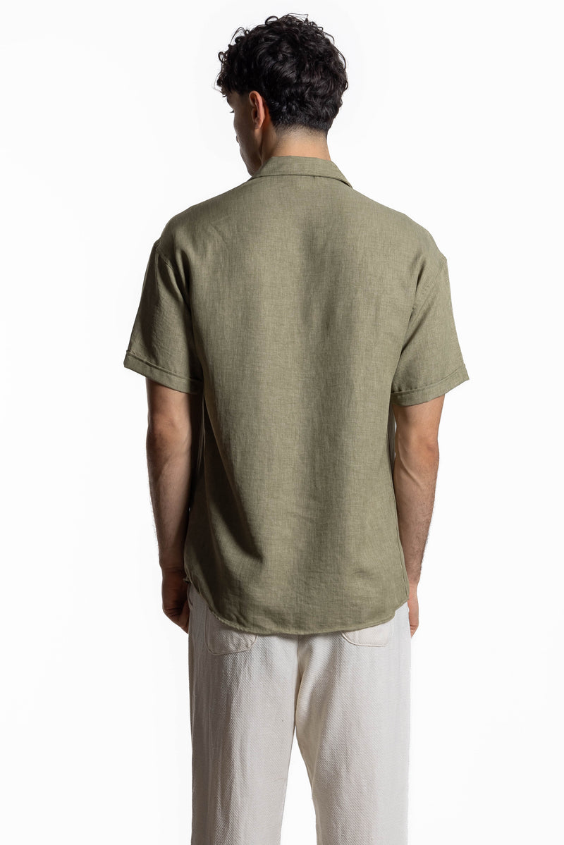 LINEN BLEND SHIRT