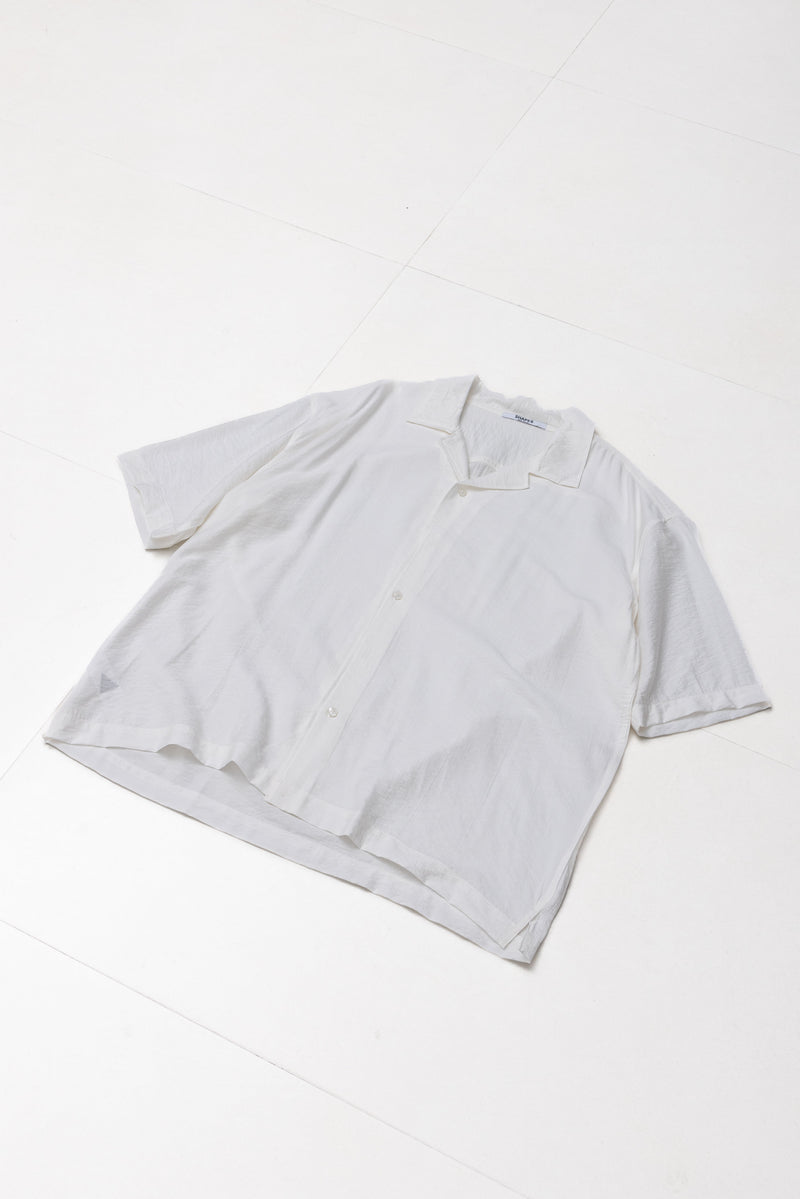 TEXTURED LINEN BLEND SHIRT