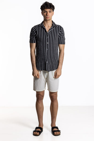 STRIPED SLIM SHIRT