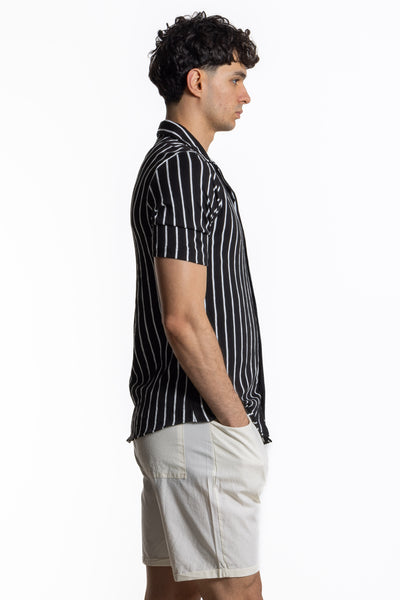 STRIPED SLIM SHIRT