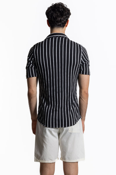 STRIPED SLIM SHIRT