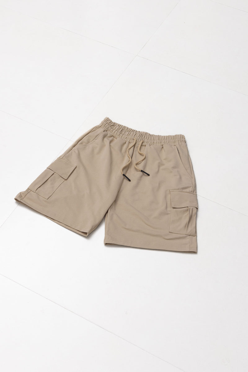 JOGGER WAIST CARGO SHORTS