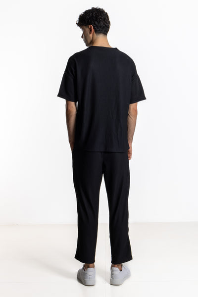 PLEATED T-SHIRT SET