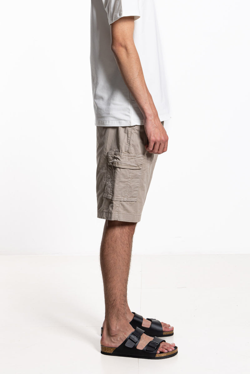 JOGGER WAIST CARGO SHORTS