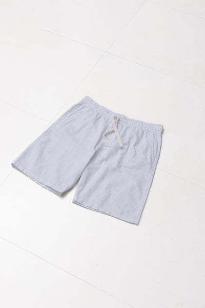 TEXTURED LINEN BLEND SHORTS