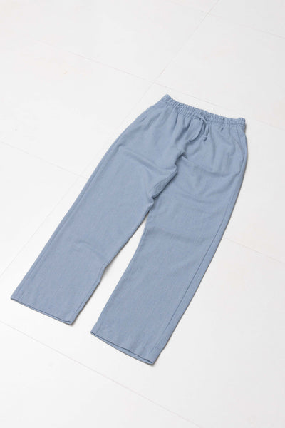 LINEN BLEND COMFORT TROUSERS