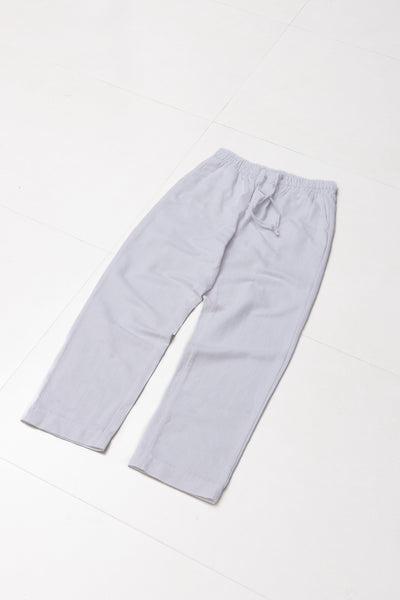 LINEN BLEND COMFORT TROUSERS