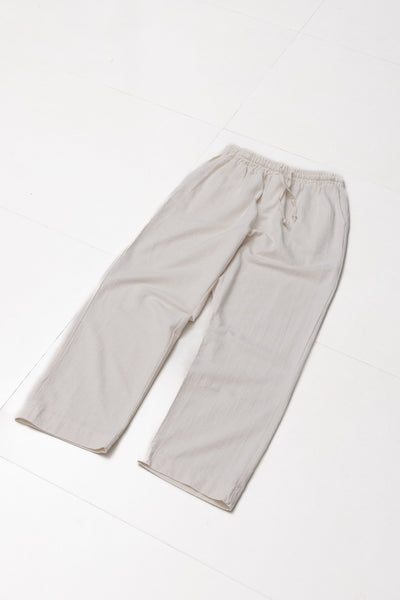 LINEN BLEND COMFORT TROUSERS