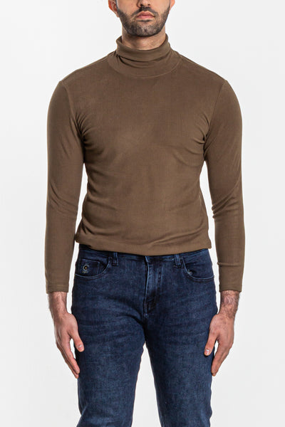 SLIM FIT HIGH NECK SWEATER