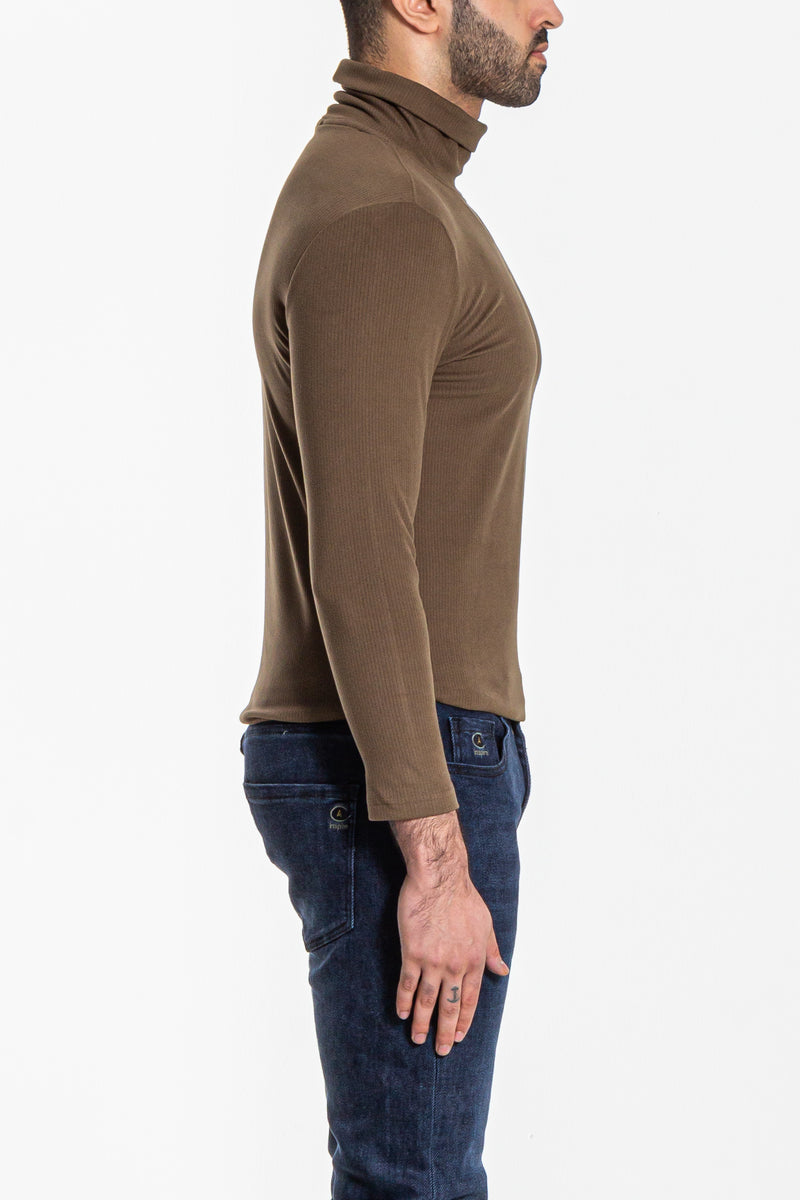 SLIM FIT HIGH NECK SWEATER