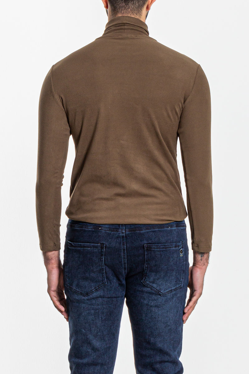 SLIM FIT HIGH NECK SWEATER