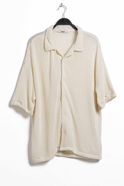 TEXTURED TOWEL-EFFECT SHIRT