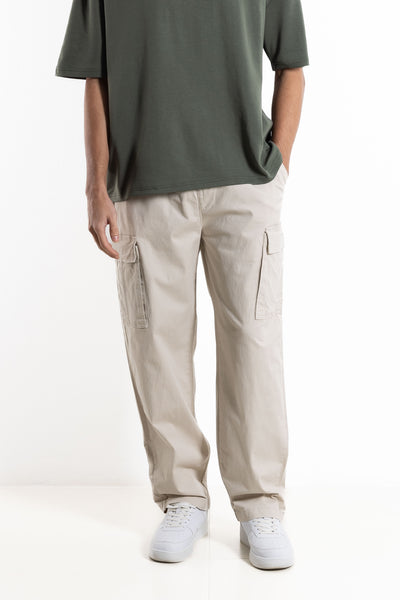 RELAXED FIT CARGO TROUSERS