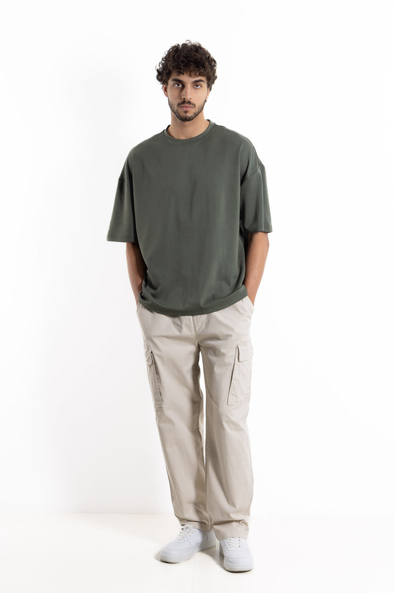 RELAXED FIT CARGO TROUSERS