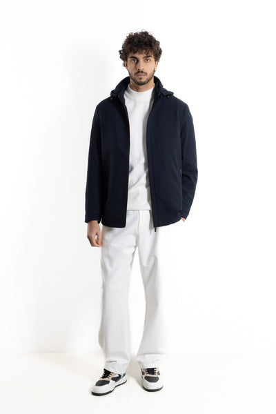 HOODED TECHNICAL JACKET