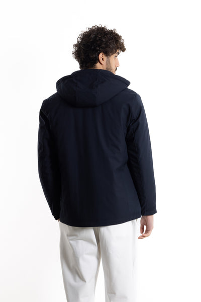 HOODED TECHNICAL JACKET