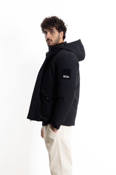 HOODED TECHNICAL PUFFER