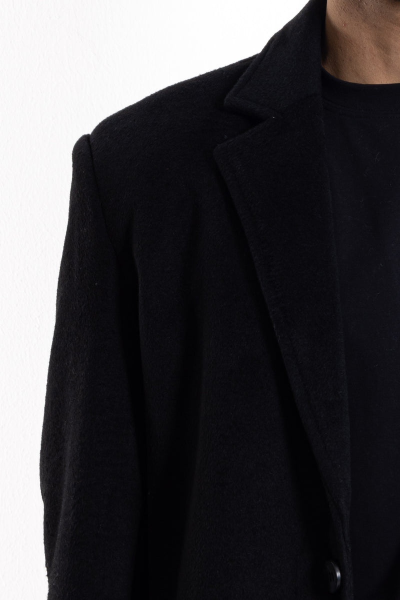 LONG WOOL BLEND COAT