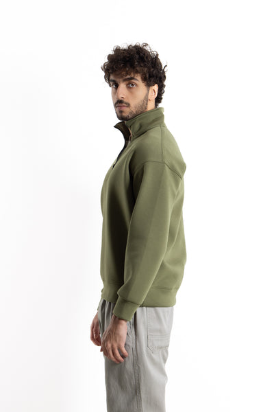 QUATER-ZIP SWEATSHIRT