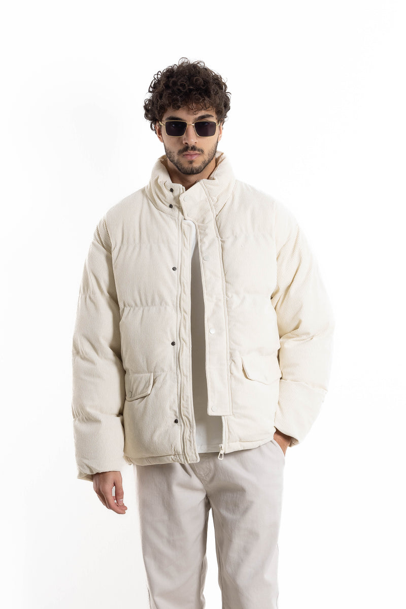 CORDUROY PUFFER JACKET