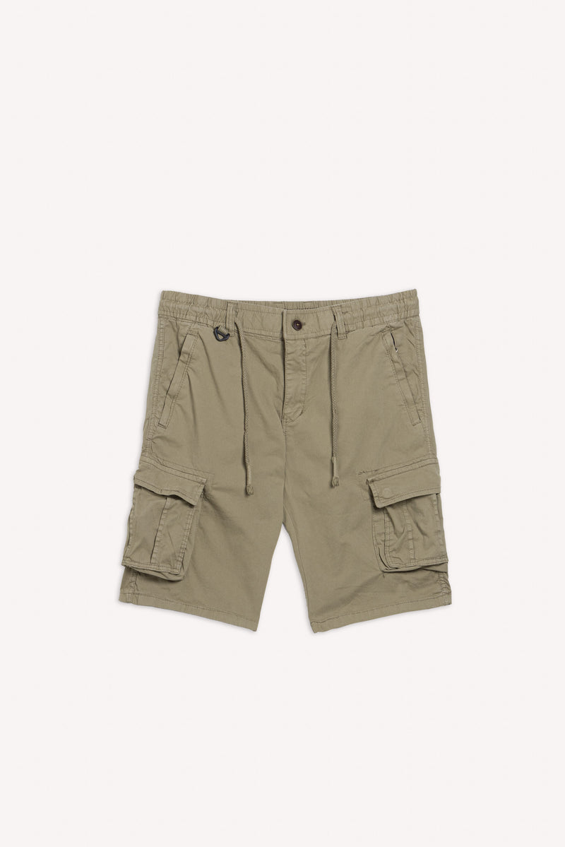 FADED CARGO BERMUDA SHORTS