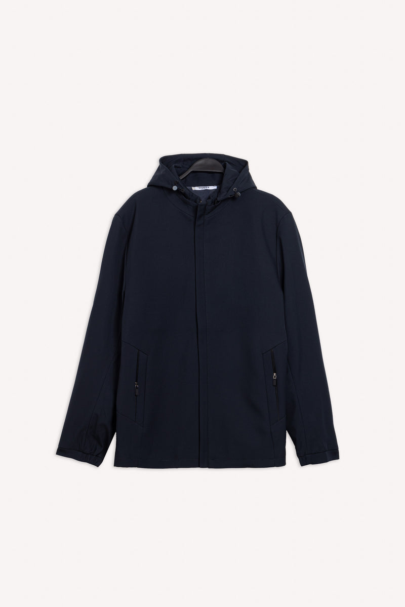 WATER-REPELLENT HOODED JACKET