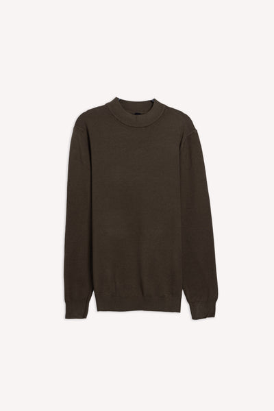 MOCK NECK KNIT SWEATER