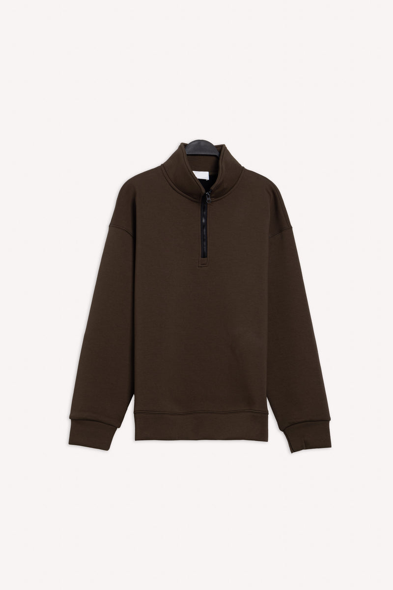 QUATER-ZIP SWEATSHIRT