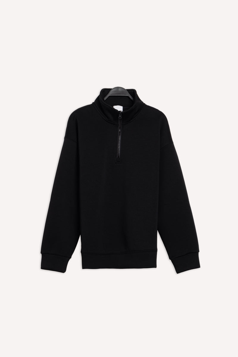 QUATER-ZIP SWEATSHIRT