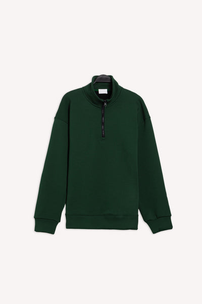 QUATER-ZIP SWEATSHIRT