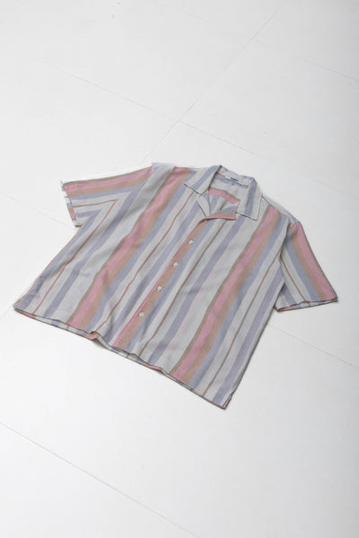 STRIPED LINEN BLEND SHIRT