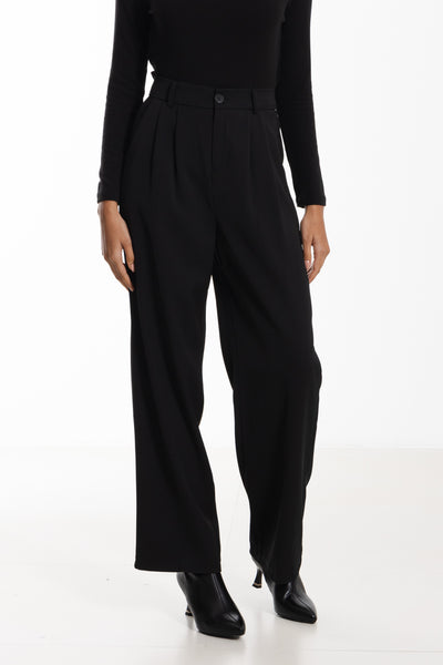 HIGH-WAIST TROUSERS