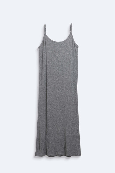 SOFT RIBBED KNIT DRESS