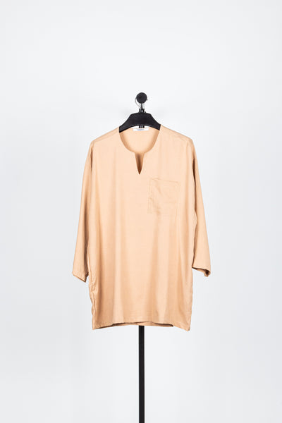 LIGHTWEIGHT LINEN BLEN SHIRT