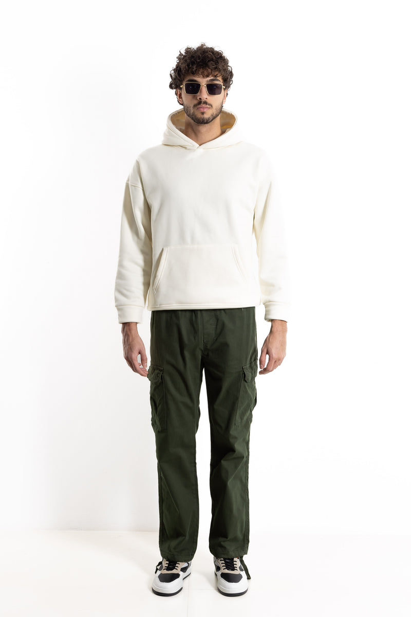 STRAIGHT FIT CARGO TROUSERS