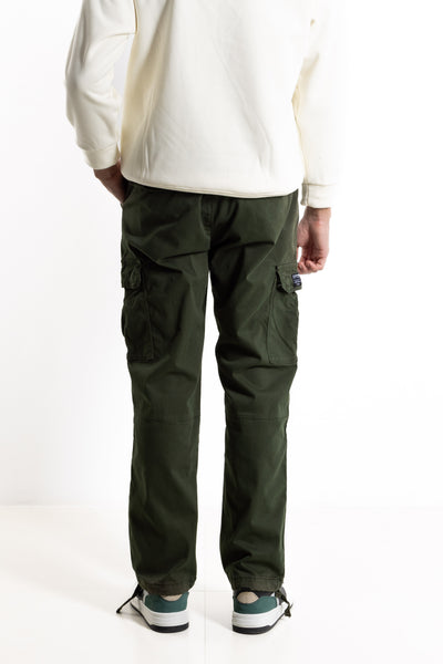 STRAIGHT FIT CARGO TROUSERS