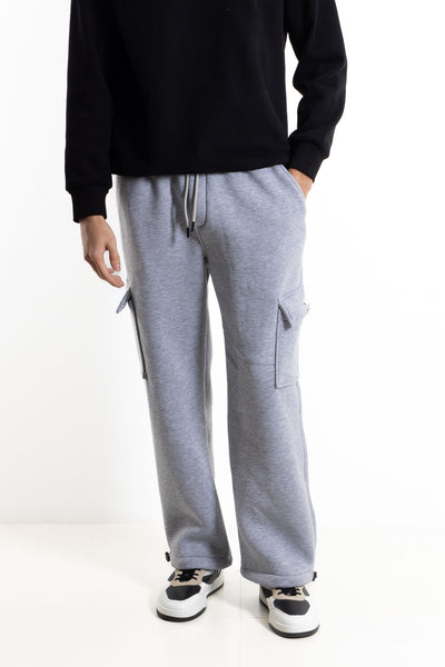 COMFORT FLEECE CARGO JOGGER TROUSERS