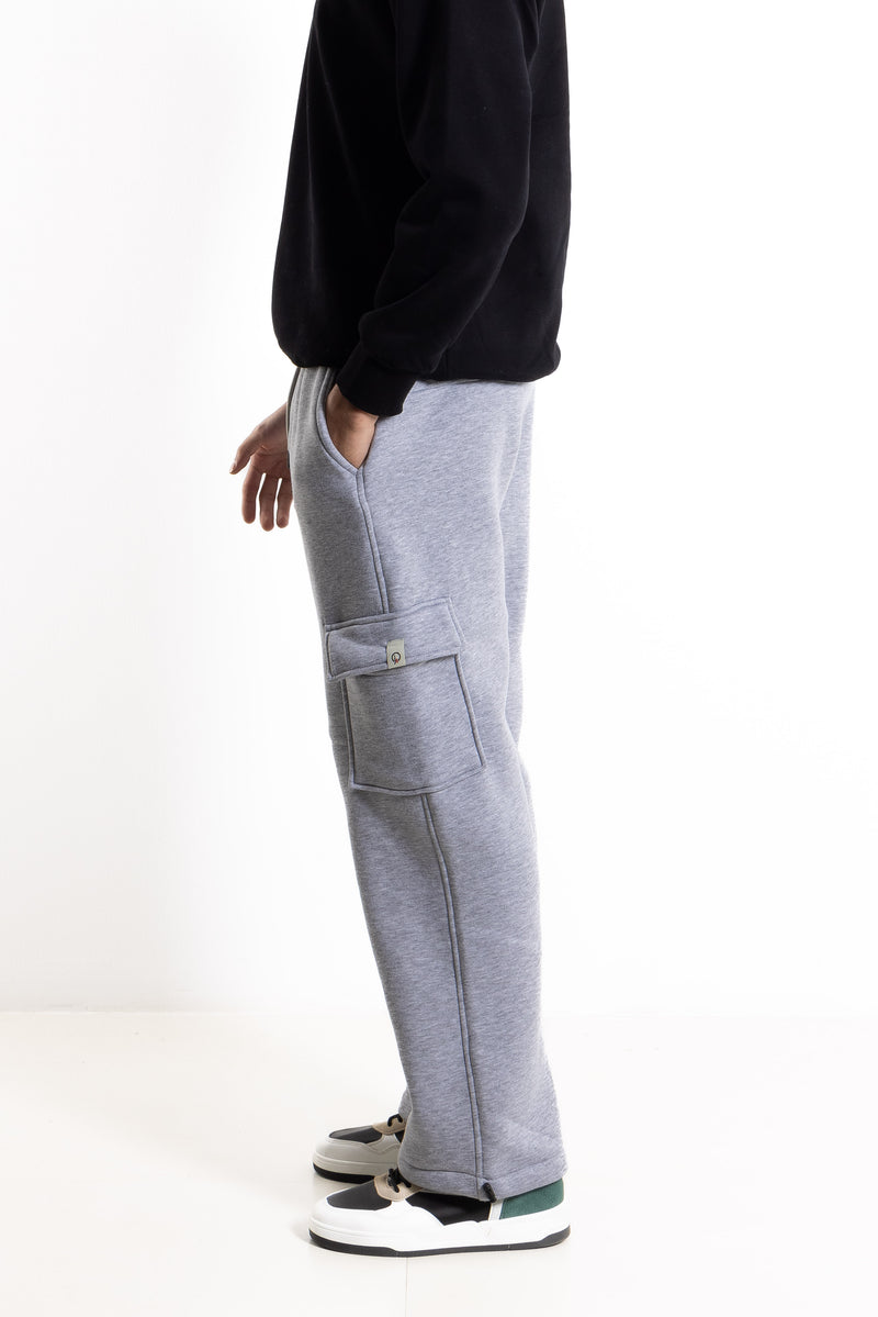 COMFORT FLEECE CARGO JOGGER TROUSERS