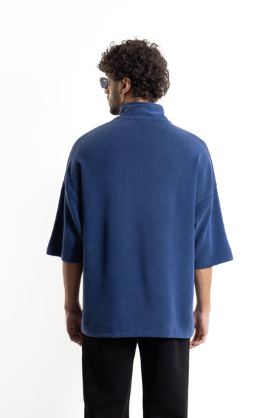 QUATER-ZIP SOFT T-SHIRT