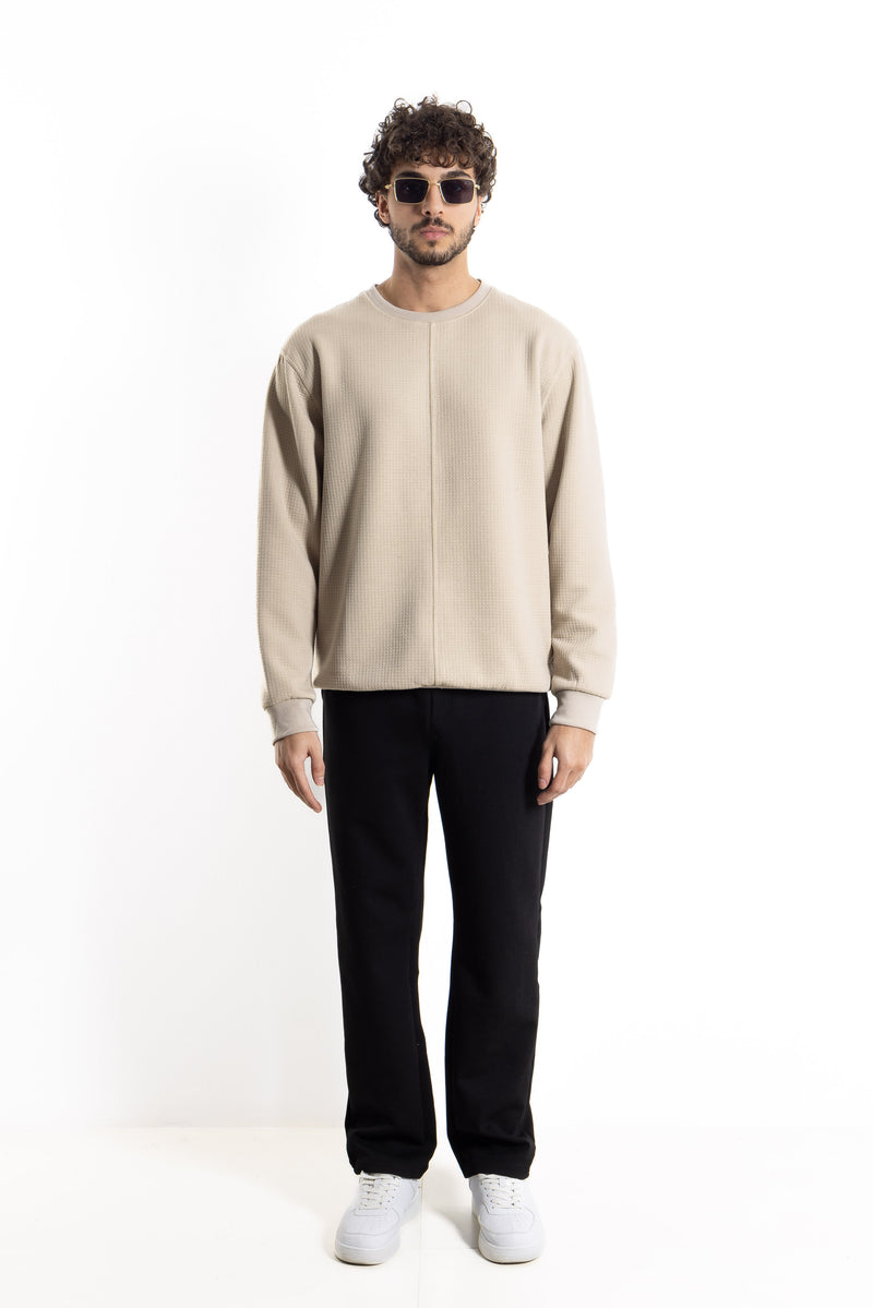 COMFORT TEXTURED SWEATSHIRT