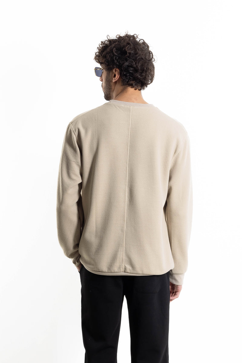 COMFORT TEXTURED SWEATSHIRT