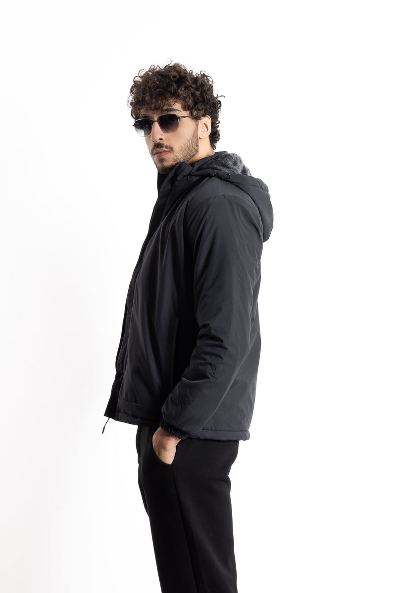 TECHNICAL HOODED JACKET