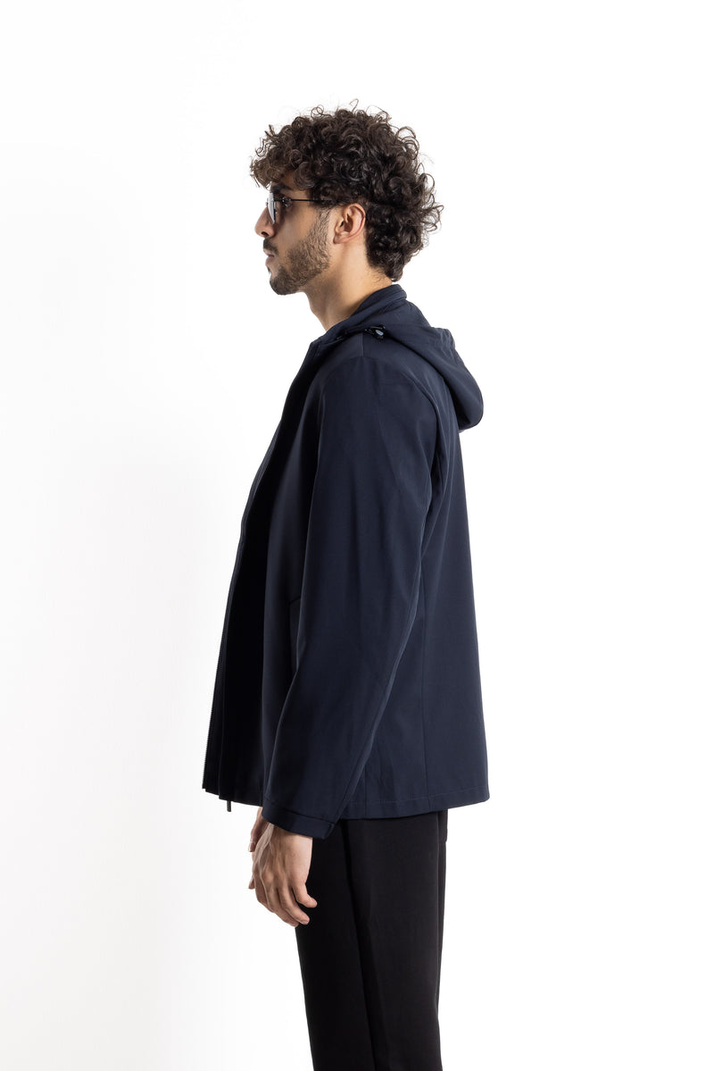 WATER-REPELLENT HOODED JACKET