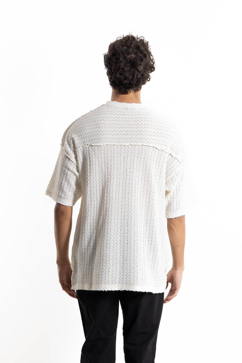 TEXTURED T-SHIRT