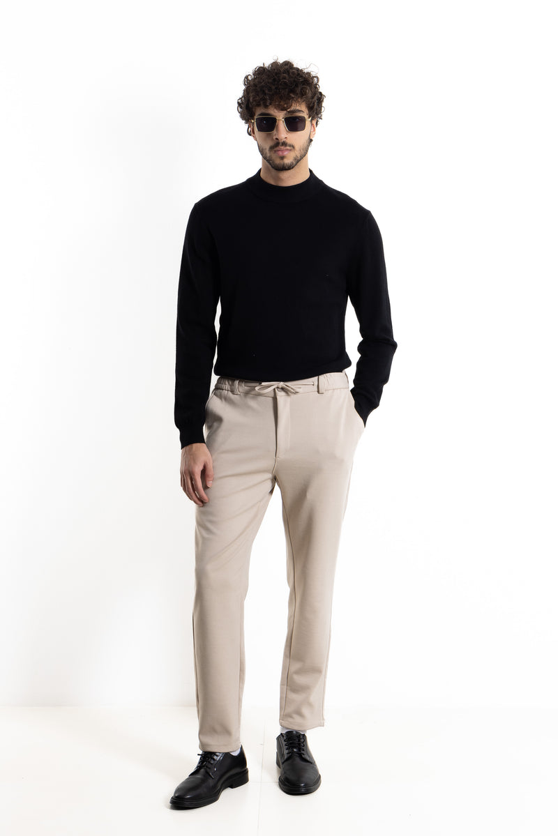 TEXTURED SLIM JOGGER TROUSER