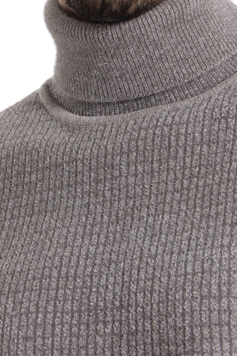 TEXTURED TURTLE NECK SWEATER