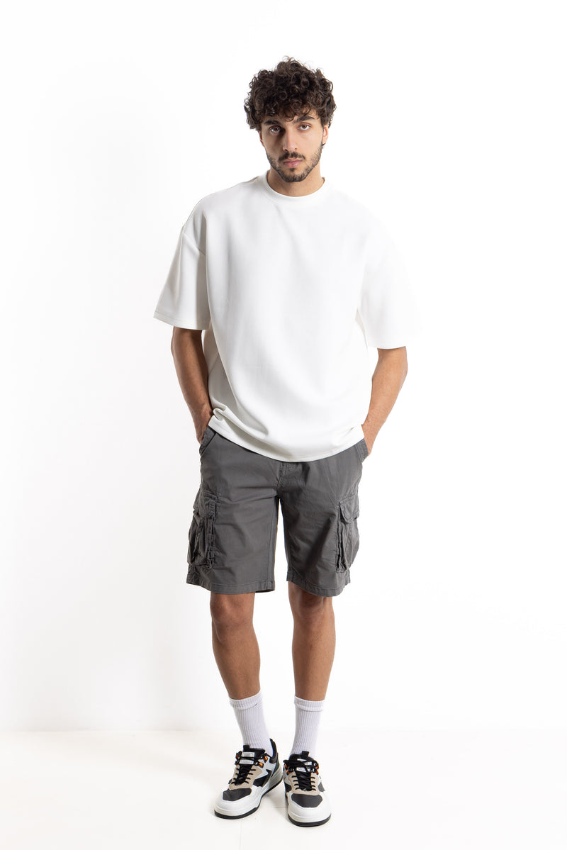 FADED CARGO BERMUDA SHORTS