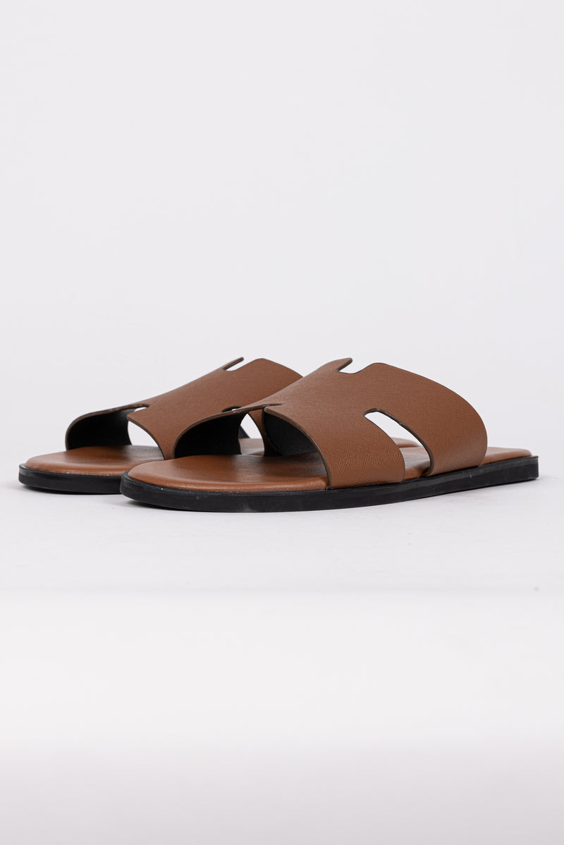 SPLIT LEATHER SANDALS